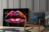 Lips Glass Wall Art || Designer Collection