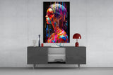 Beauty in Colours Glass Wall Art || Designer Collection