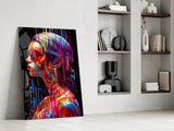 Beauty in Colours Glass Wall Art || Designer Collection