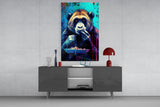 Hungry Monkey Glass Wall Art || Designer Collection