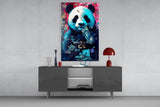 Rich Panda Glass Wall Art || Designer Collection