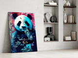 Rich Panda Glass Wall Art || Designer Collection