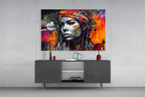 Peaceful Mind Glass Wall Art || Designers Collection