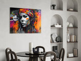 Peaceful Mind Glass Wall Art || Designers Collection