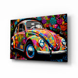 Flowering VW Glass Wall Art || Designer Collection