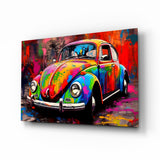 Arte della parete di vetro VW colorato || Collezione di design