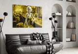 Marilyn in the Bar Glass Wall Art || Designer Collection