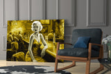 Marilyn in the Bar Glass Wall Art || Designer Collection