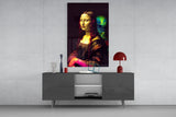 Mona Lisa V2 Glass Wall Art || Designer Collection