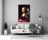 Mona Lisa V2 Glass Wall Art || Designer Collection