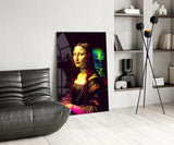 Mona Lisa V2 Glass Wall Art || Designer Collection