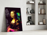 Mona Lisa V2 Glass Wall Art || Designer Collection