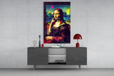 Mona Lisa V2 Glass Wall Art || Designer Collection