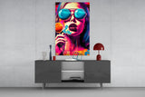 Lollipop Glass Wall Art || Designer Collection