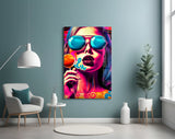 Lollipop Glass Wall Art || Designer Collection