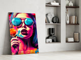 Lollipop Glass Wall Art || Designer Collection