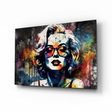 Marilyn Monroe || Designersammlung Glasbild