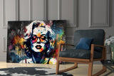 Marilyn Monroe Glass Wall Art || Designer Collection