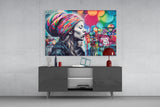 Peaceful Mind Glass Wall Art || Designer Collection