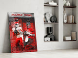 NFL - Mahomes x Brady Glass Wall Art || Designer Collection