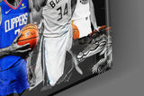 NBA All Star Glass Wall Art || Designer Collection