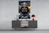 Darth Vader Glass Wall Art || Designer Collection