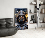 Darth Vader Glass Wall Art || Designer Collection