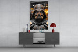 Darth Vader Glass Wall Art || Designer Collection