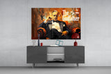 Godfather Glass Wall Art || Designer Collection