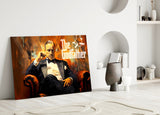 Godfather Glass Wall Art || Designer Collection