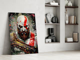 Kratos Glass Wall Art || Designer Collection