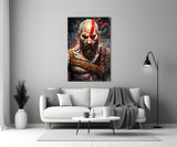 Kratos Glass Wall Art || Designer Collection