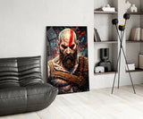 Kratos Glass Wall Art || Designer Collection