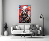 Kratos Glass Wall Art || Designer Collection