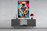 Astronaut Glass Wall Art || Designer Collection