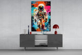 Astronaut Glass Wall Art || Designer Collection