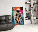 Astronaut Glass Wall Art || Designer Collection