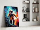 Astronaut Glass Wall Art || Designer Collection