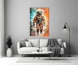 Astronaut Glass Wall Art || Designer Collection