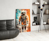 Astronaut Glass Wall Art || Designer Collection