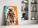 Astronaut Glass Wall Art || Designer Collection