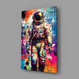 Astronaut Glass Wall Art || Designer Collection