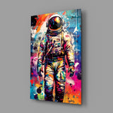 Astronaut Glass Wall Art || Designer Collection