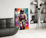 Astronaut Glass Wall Art || Designer Collection