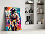 Astronaut Glass Wall Art || Designer Collection