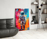 Astronaut Glass Wall Art || Designer Collection