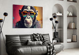 Cool Monkey Glass Wall Art || Designer Collection