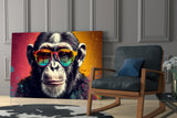 Cool Monkey Glass Wall Art || Designer Collection