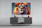 Cool Lion Glass Wall Art || Designer Collection