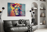 Cool Lion Glass Wall Art || Designer Collection